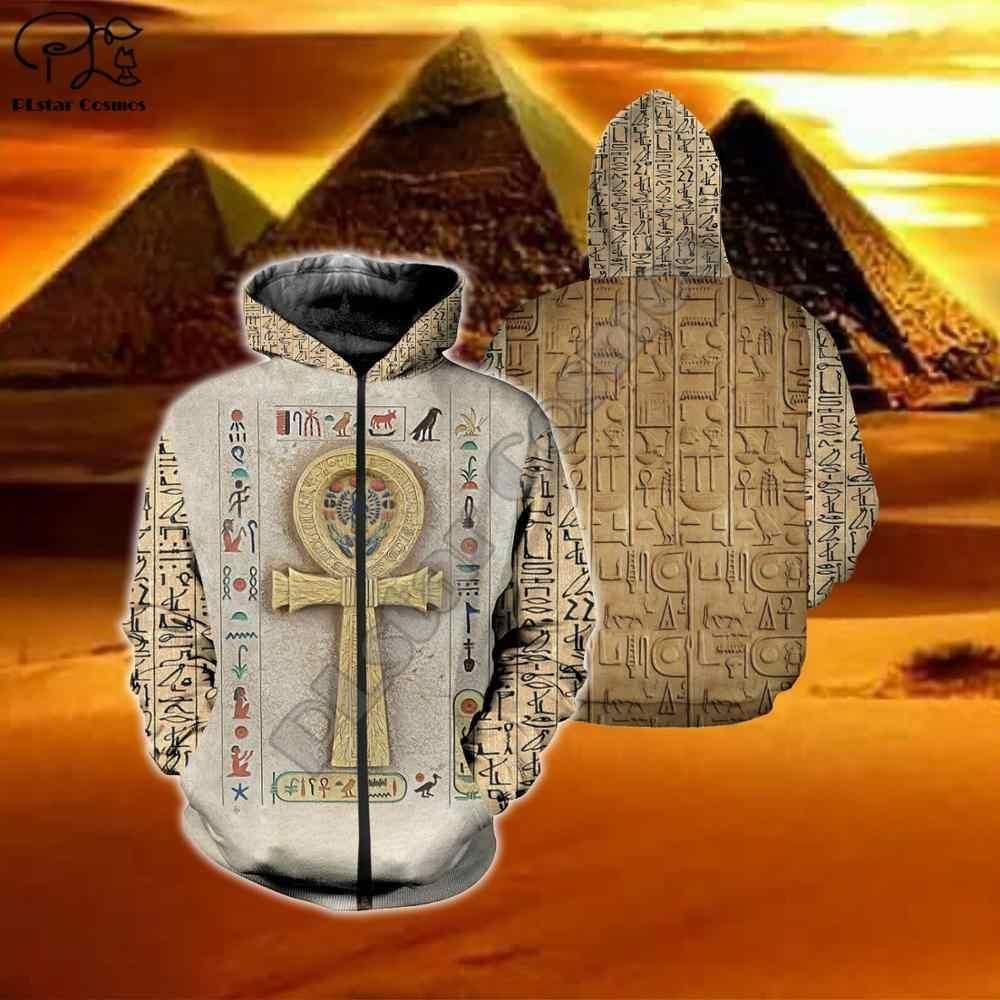 3D All Over Printed Ankh Egypt Hoodie Clothes  TA003