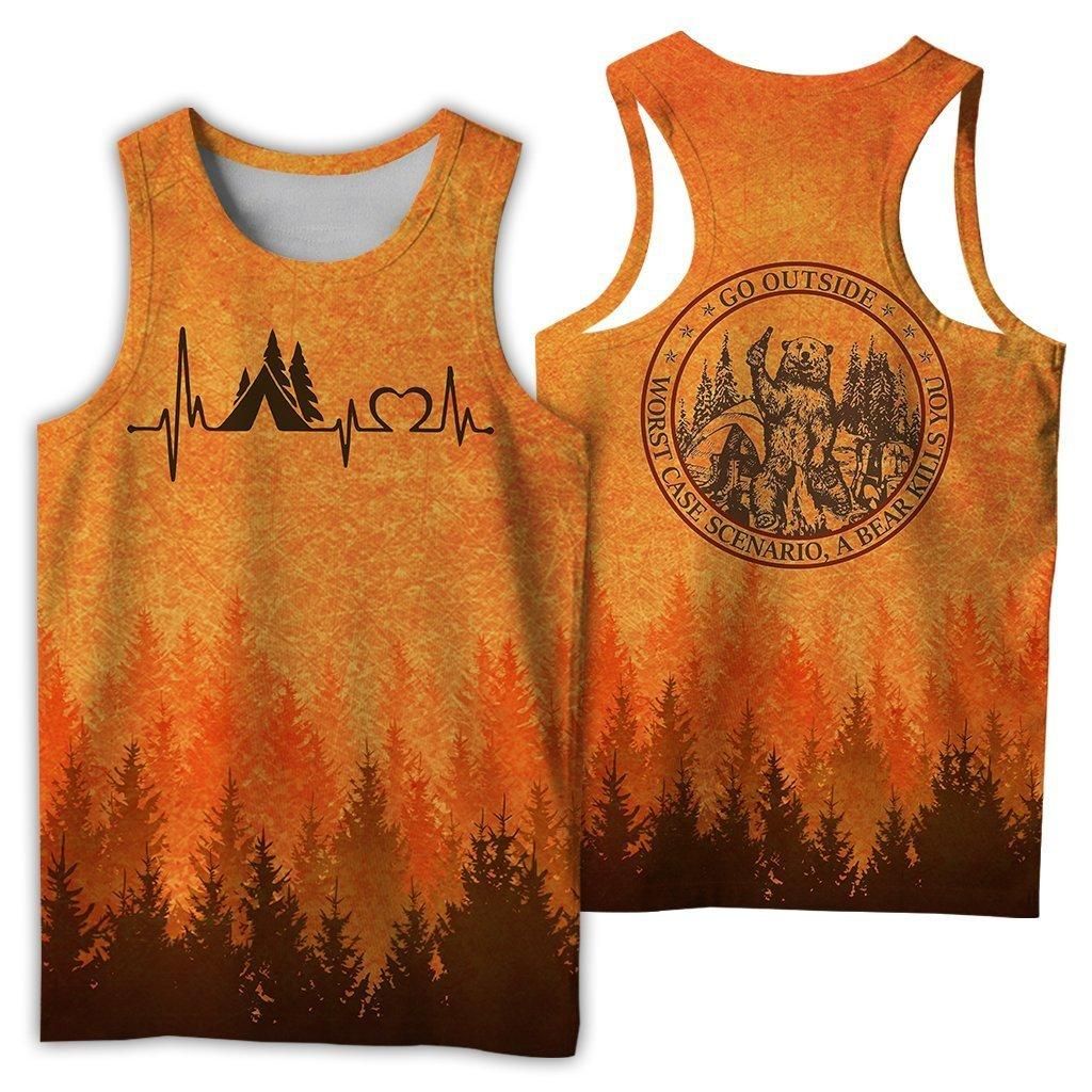 Campfire Beer Camping 3D All Over Printed Clothes CP11