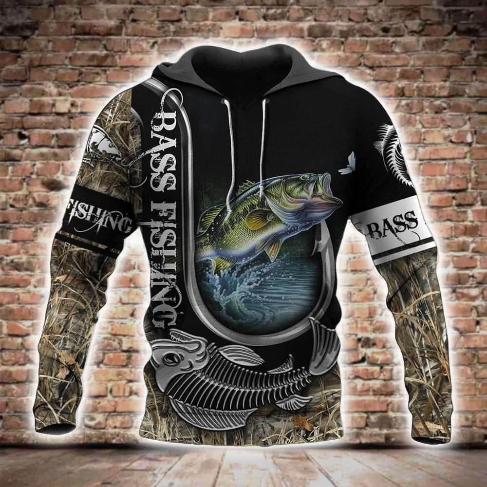 Bass Fishing 3D All Over Printed Shirts for Men and Women TT0036