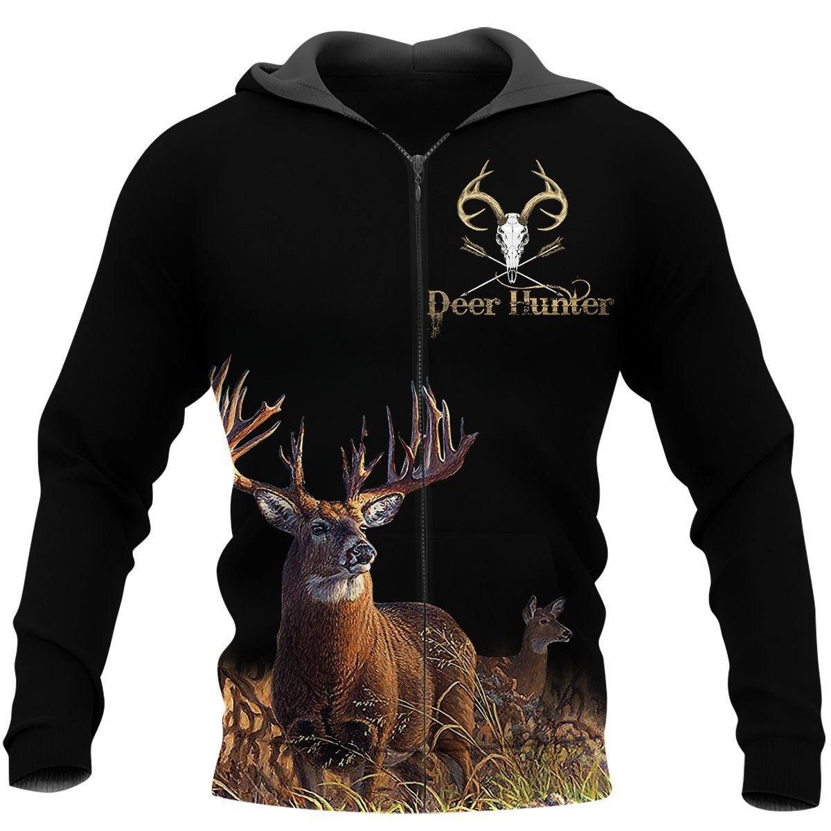 Deer Hunting 3D All Over Printed Shirts for Men and Women TT0006