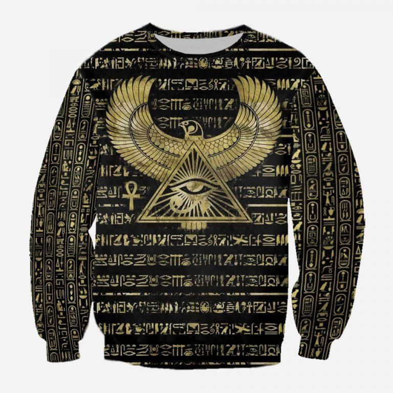 3D Printed Egyptian Eye of Horus and Hieroglyphs Clothes