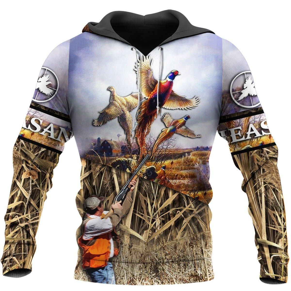 PHEASANT HUNTING 3D ALL OVER PRINTED SHIRTS MP916