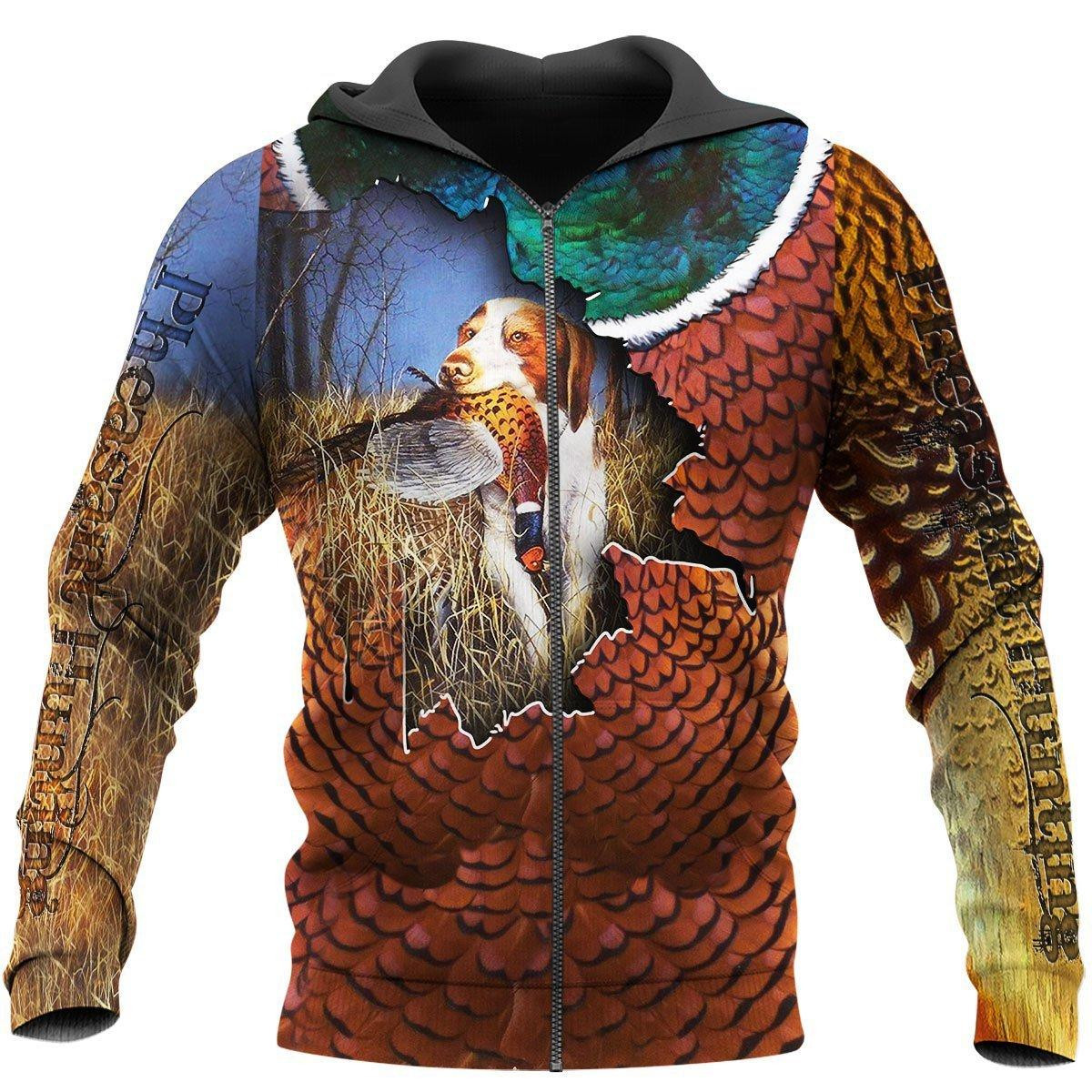 Pheasant hunting 3D Printed shirts TT070102