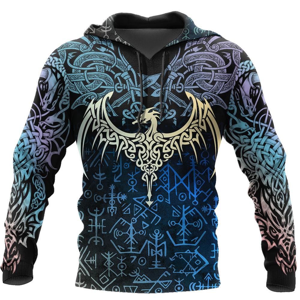 Celtic Dragon Tattoo Art 3D All Over Printed Shirts Hoodie AZ040102