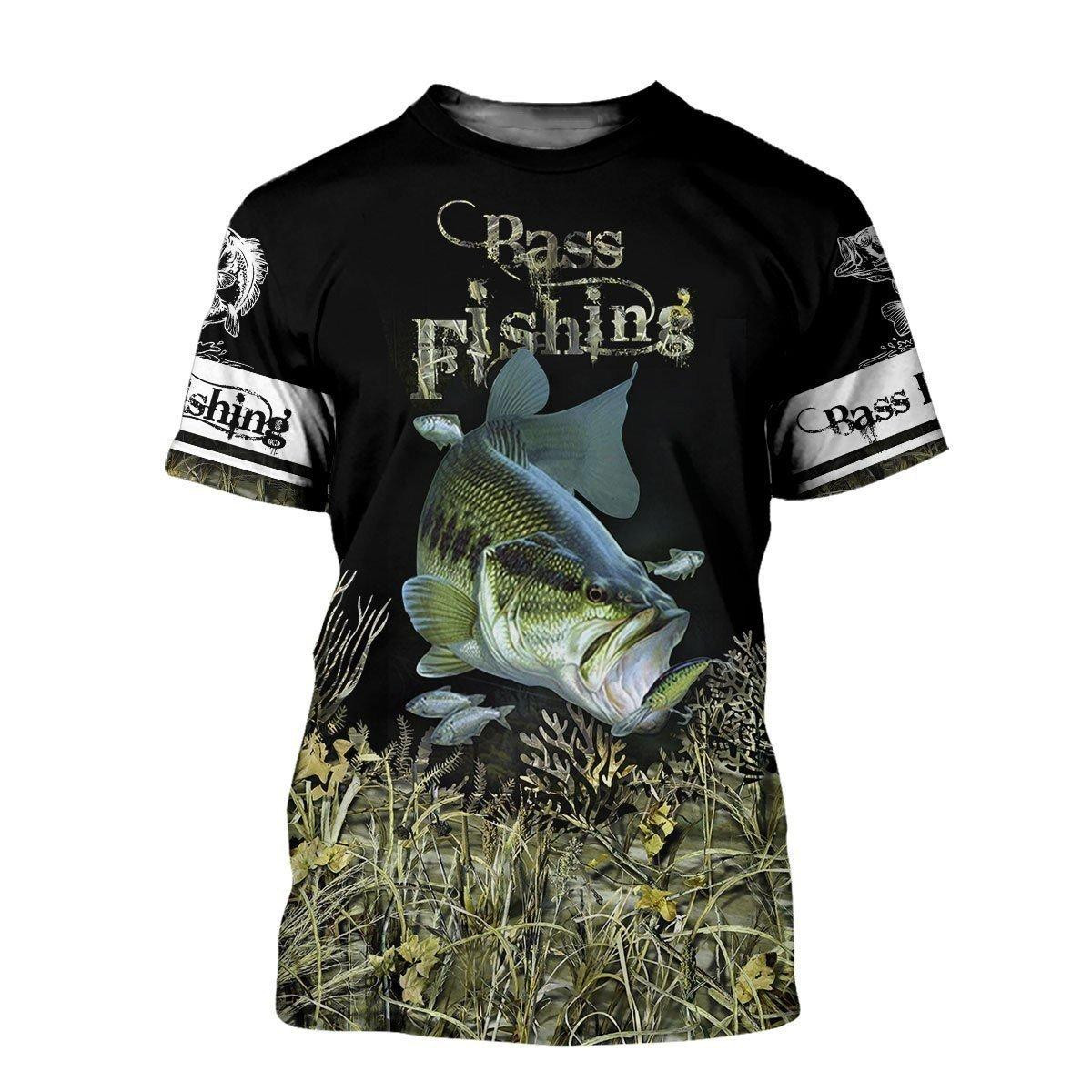 Bass Fishing 3D All Over Printed Shirts for Men and Women TT0035