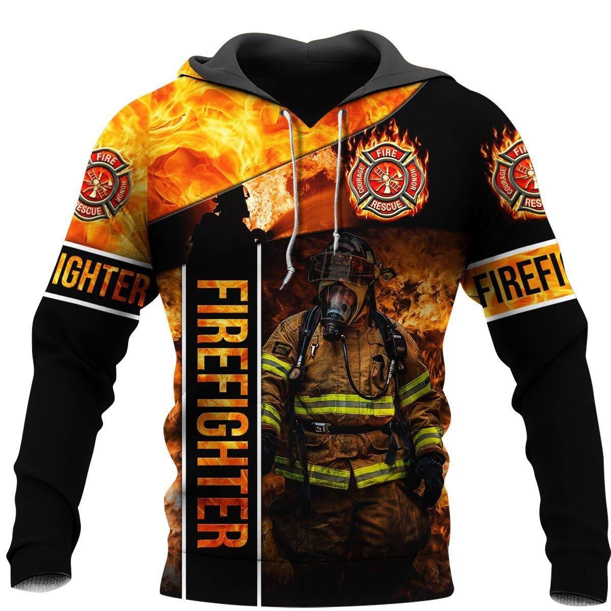 Brave Firefighter 3D All Over Printed Hoodie Shirt MP200305