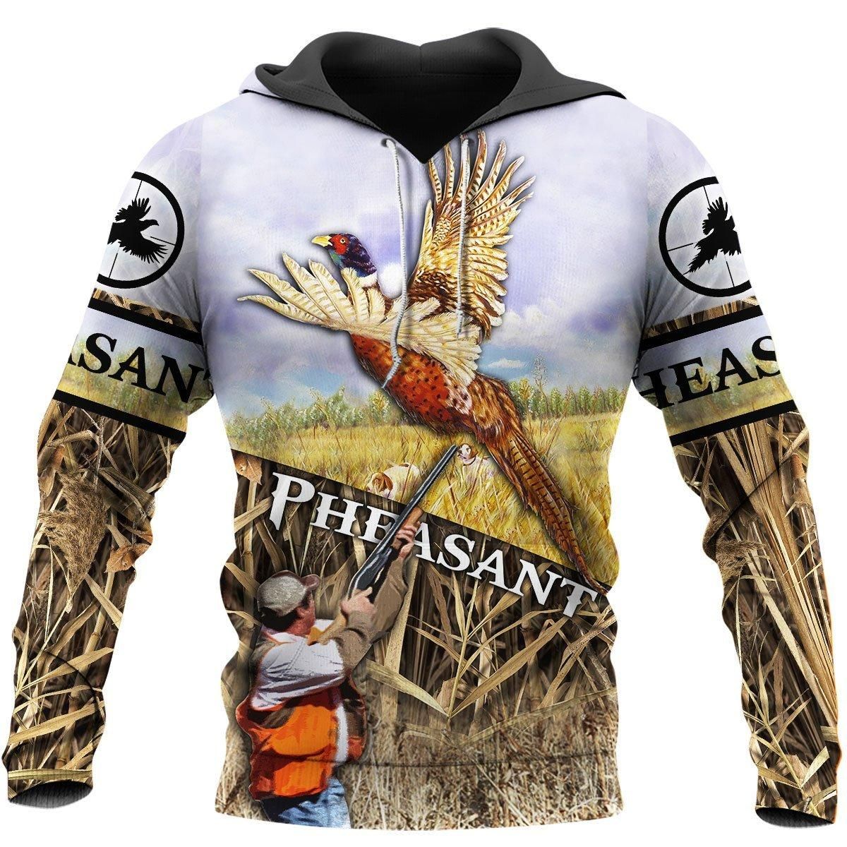 PHEASANT HUNTING 3D ALL OVER PRINTED SHIRTS MP914
