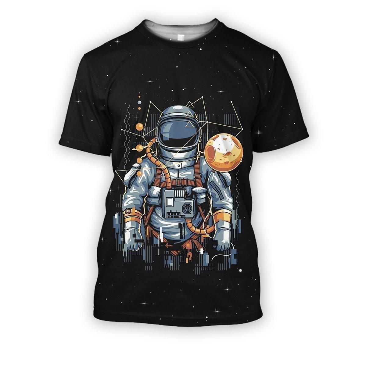 3D all over print astronaut machine outerspace