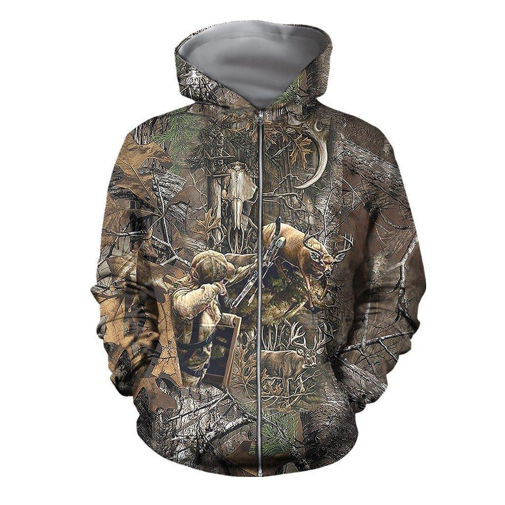 3D All Over Printed Bowhunting Deer Shirts