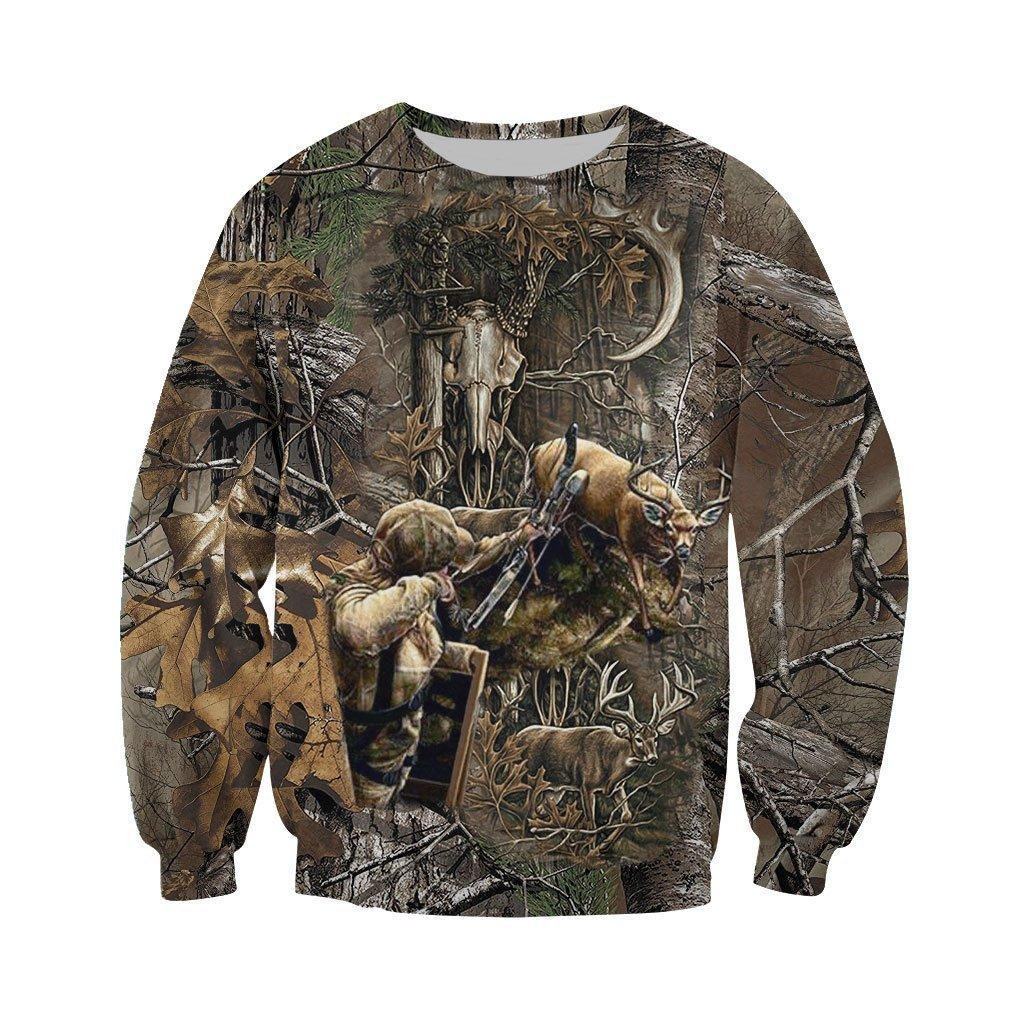 3D All Over Printed Bowhunting Deer Shirts