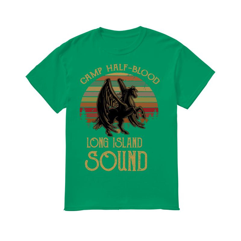 Horse Dragon camp half blood long island sound t-shirt Classic Men's T-Shirt