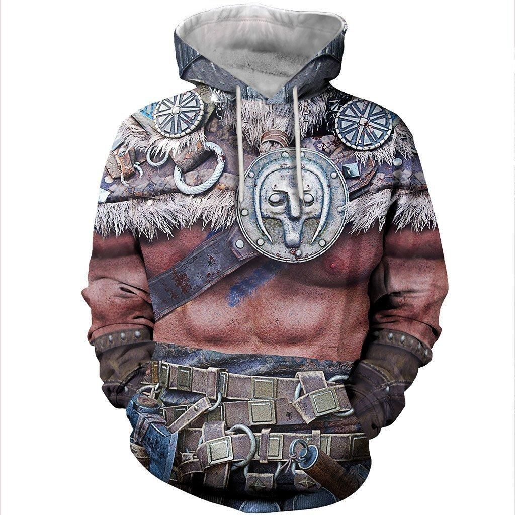 3D All Over Printed Viking Warrior Shirts