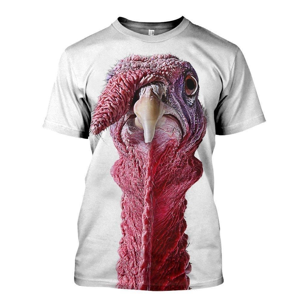 3D All Over Printed Turkey Hunting Art Shirts