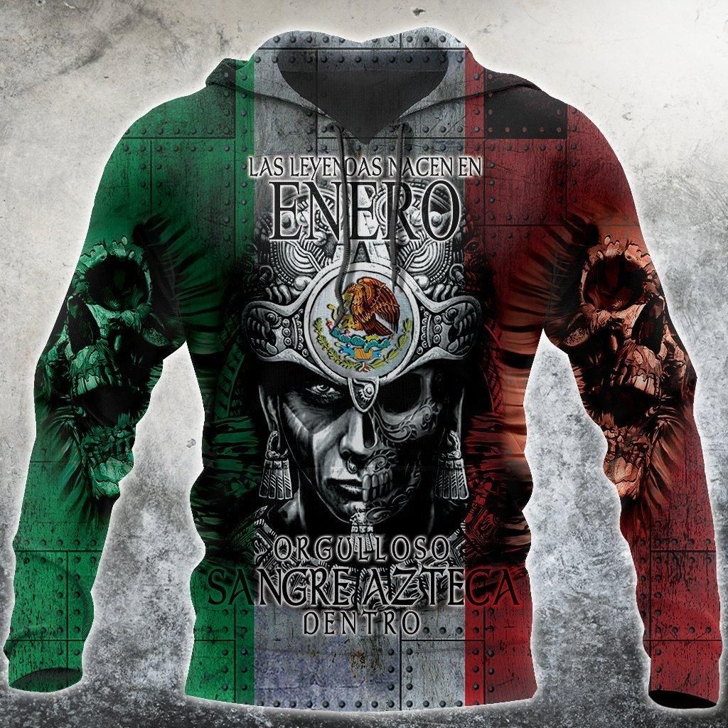 3D All Over Aztec Warrior Mexican 01 Hoodie