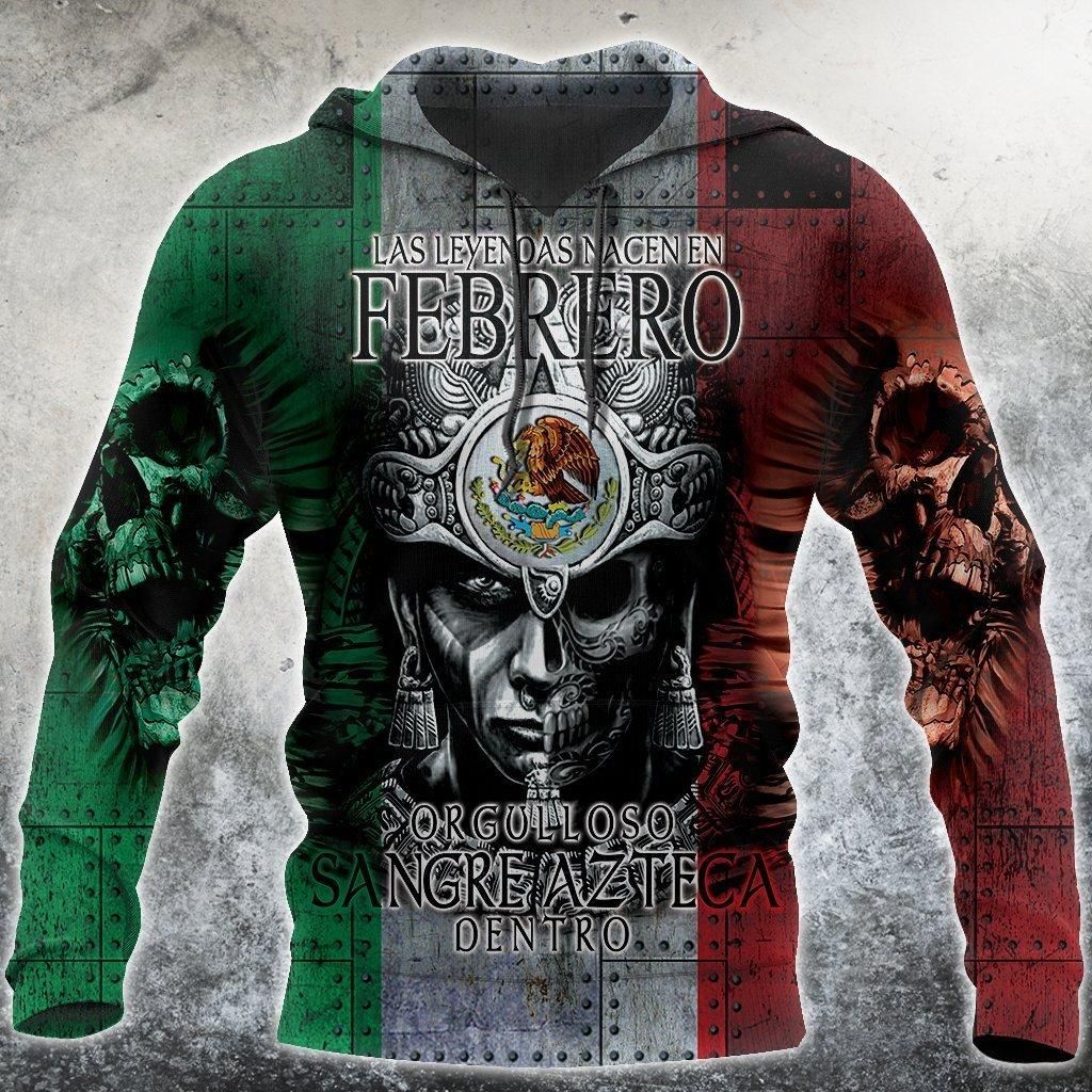 3D All Over Aztec Warrior Mexican 02 Hoodie