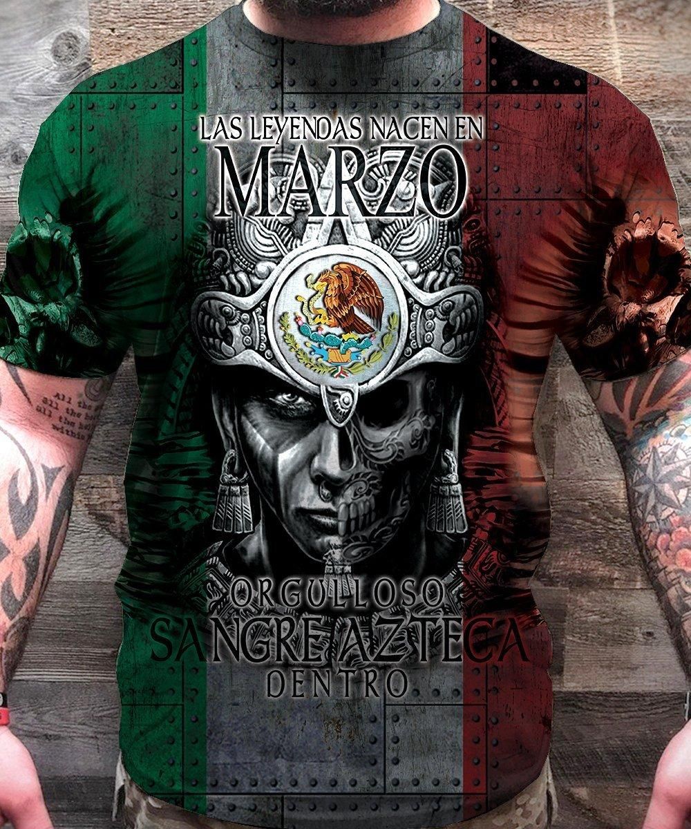3D All Over Aztec Warrior Mexican 03 Hoodie