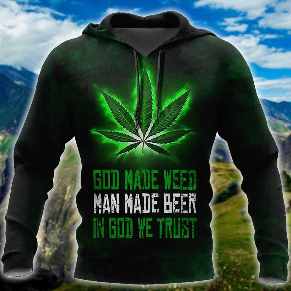 Hippie Green 3D All Over Printed Hoodie Shirt Limited by SUN AM310301