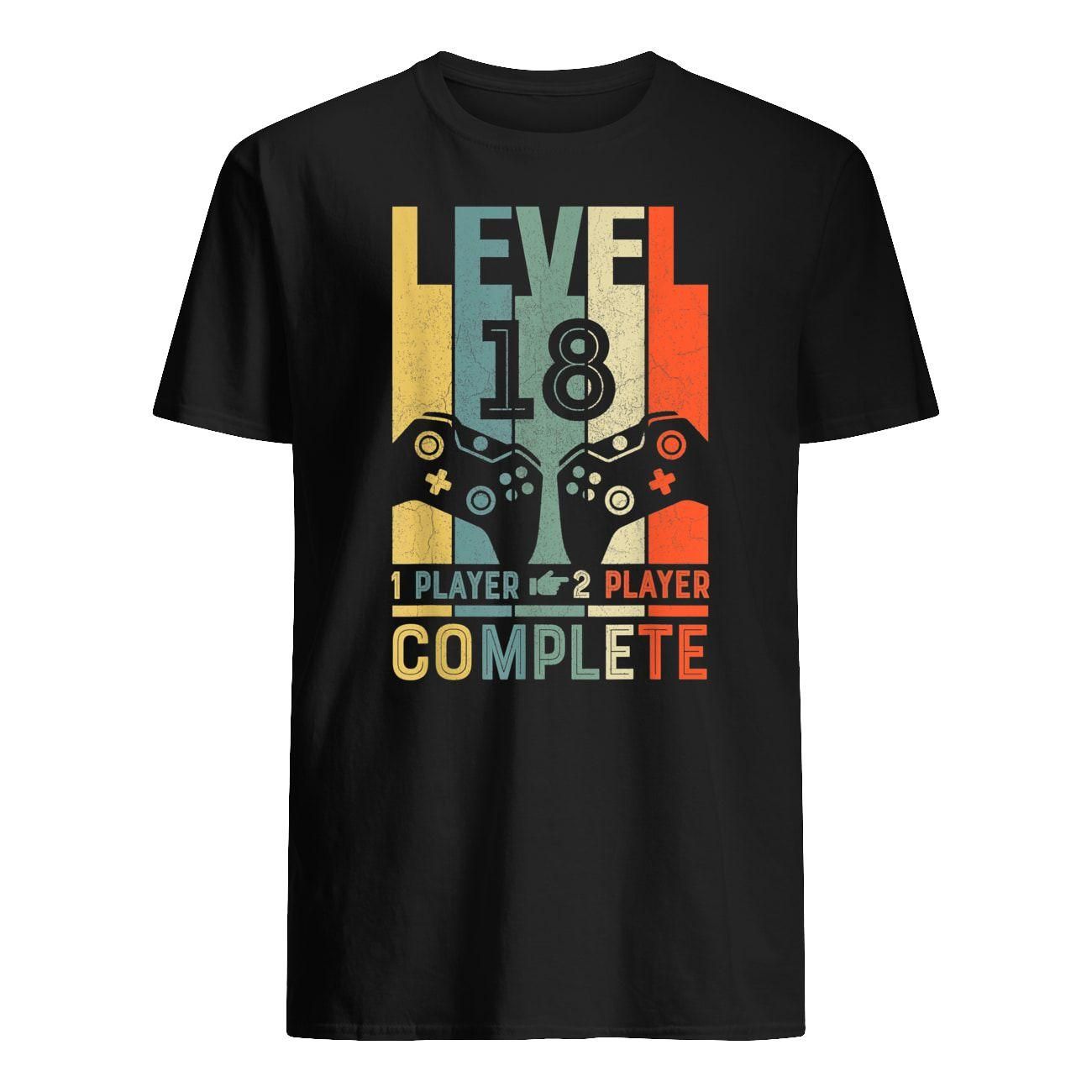 18 Anniversary Shirt Level 18 Complete 18th Anniversary T-shirt