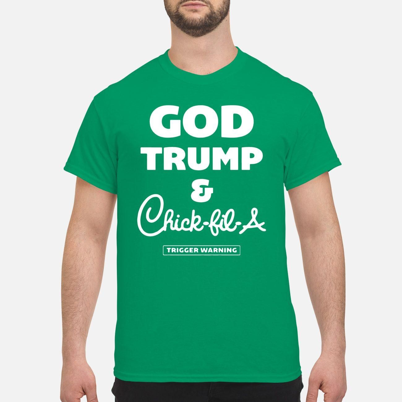 God trump and Chick Fil A shirt Classic Men's T-Shirt