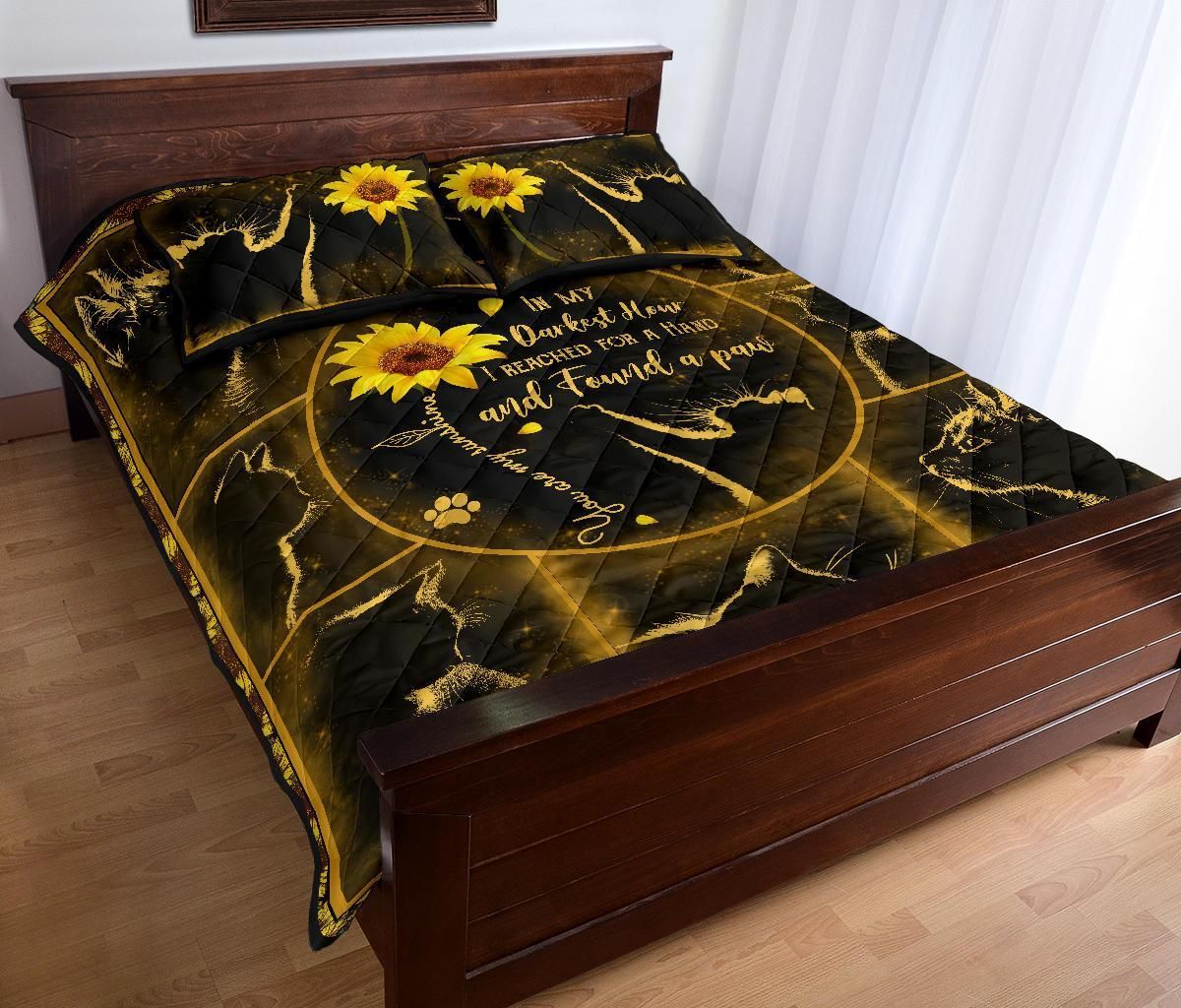 Cat Quilt Bed Set - Bs119Pa