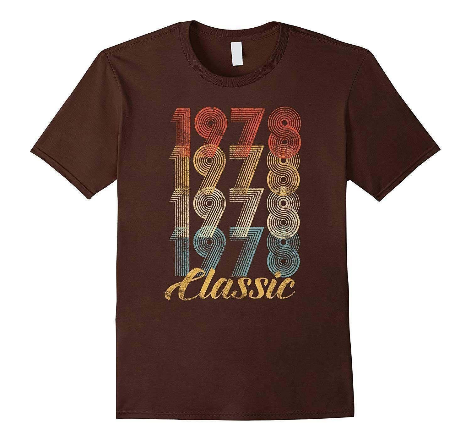 Cutecomfy 40th Birthday Gift Vintage 1978 T-shirt Men Women