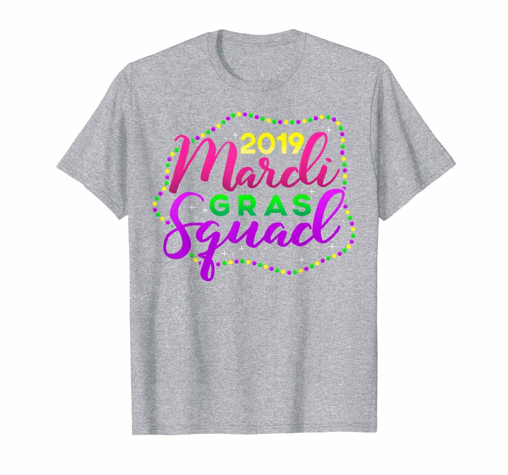 2019 Mardi Gras Squad, Mom Dad & Kids Family T-shirt