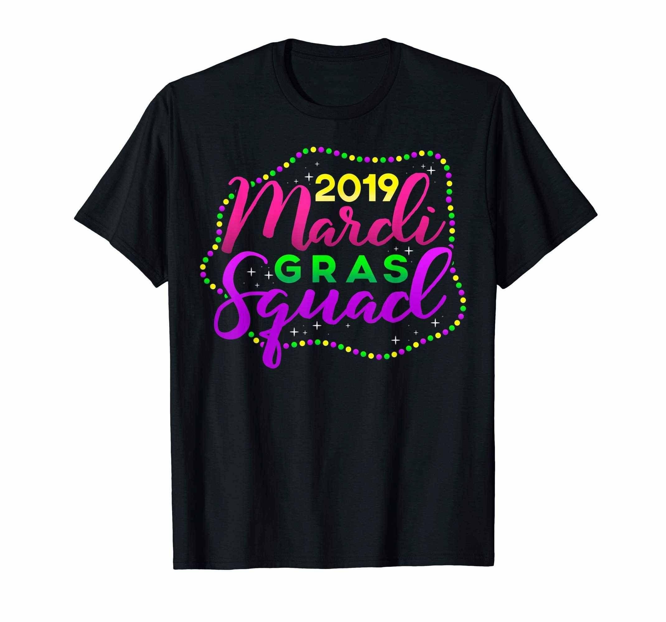 2019 Mardi Gras Squad, Mom Dad & Kids Family T-shirt