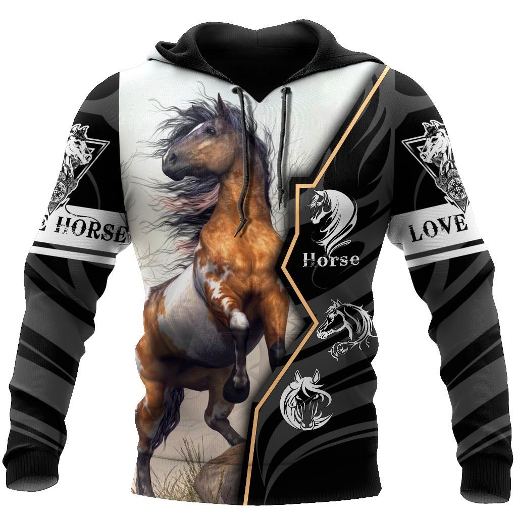 Beautiful Horse 3D All Over Printed shirt for Men and Women Pi040104