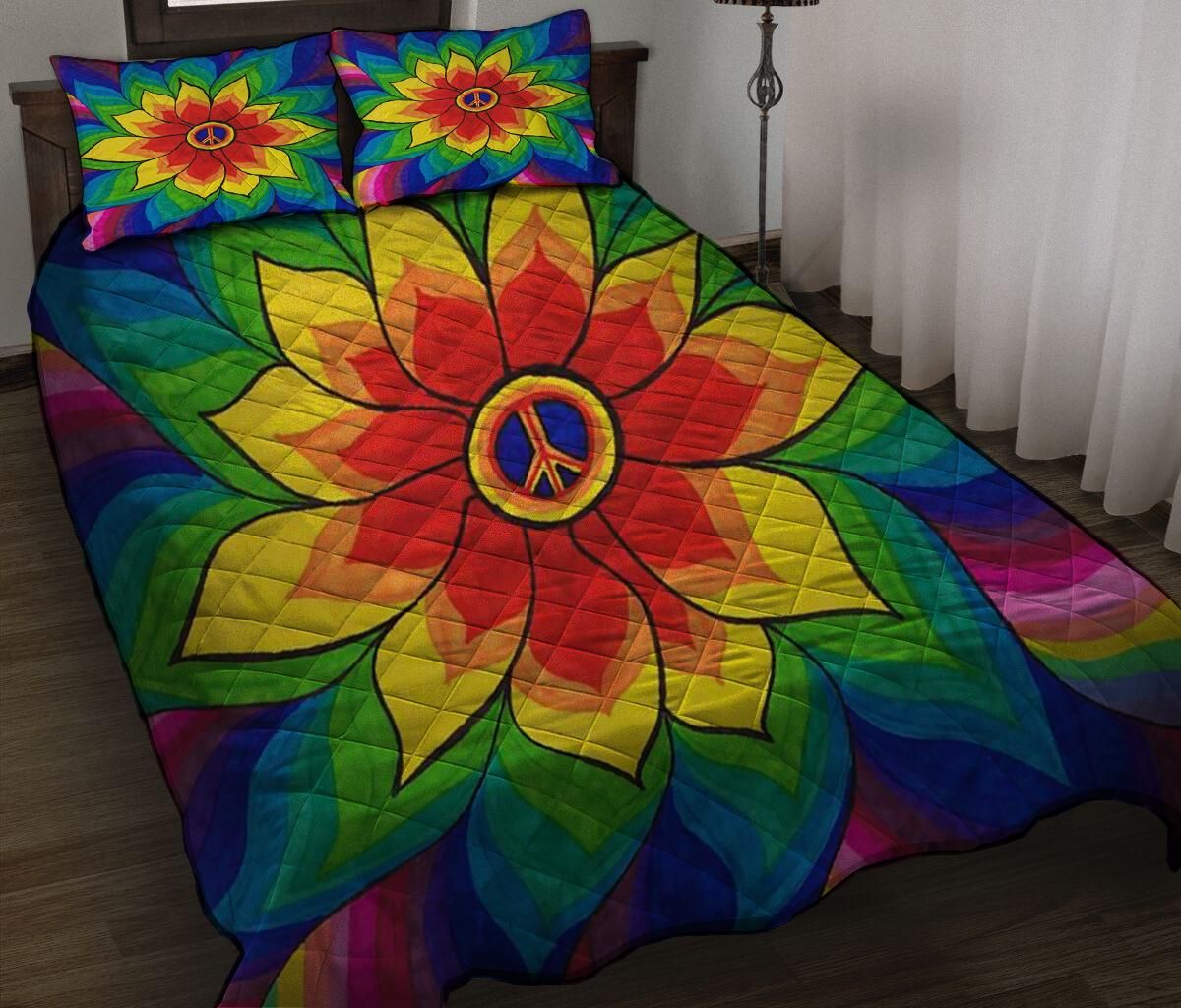 Colorful Hippie Quilt Bedding Set by SUN AM170421