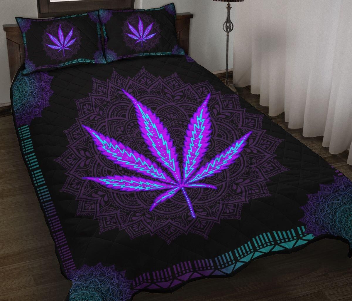 Hippie Purple Quilt Bedding Set by SUN Pi170401