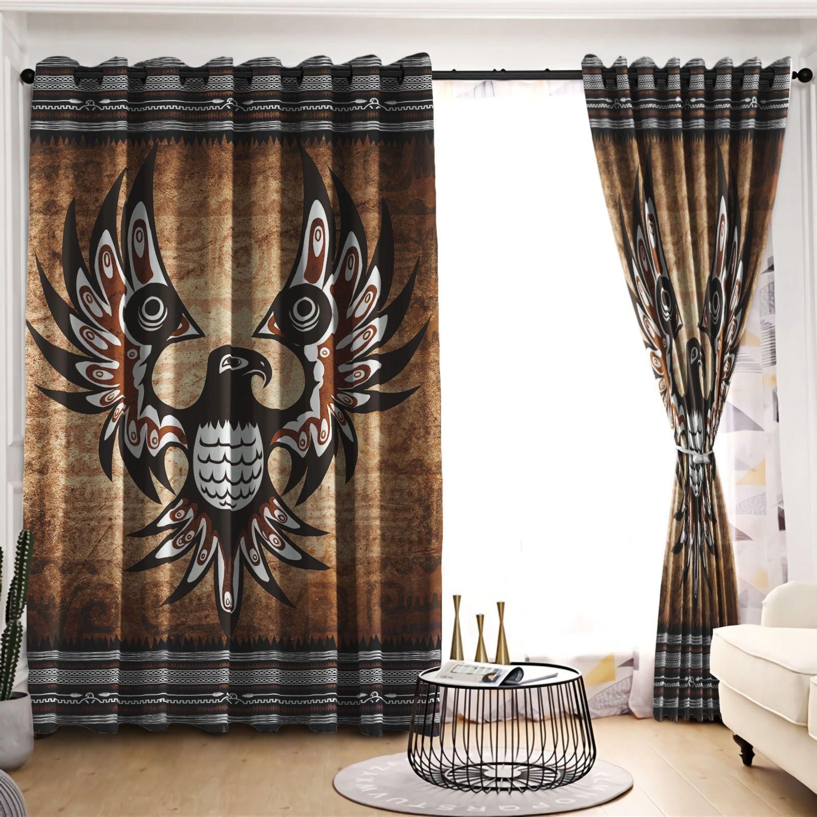 Eagle Native American GS-KL1304TT Blackout Thermal Grommet Window Curtains MP280403