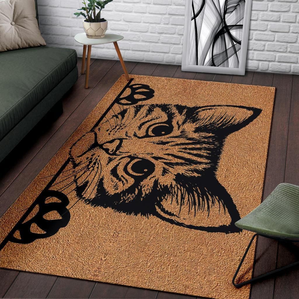 Cat Area Rug - Rg021Pa