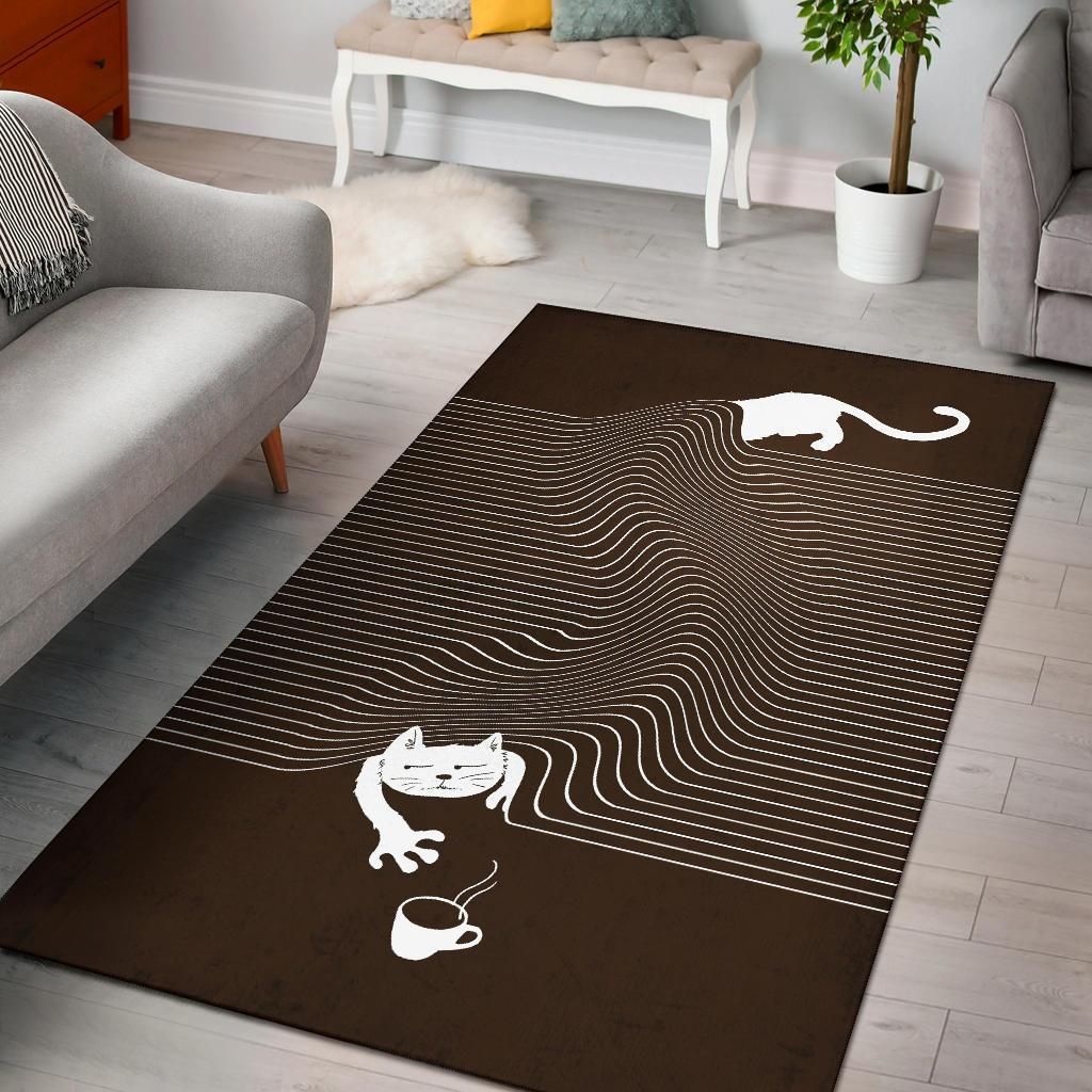 Cat Area Rug - Rg012Pa