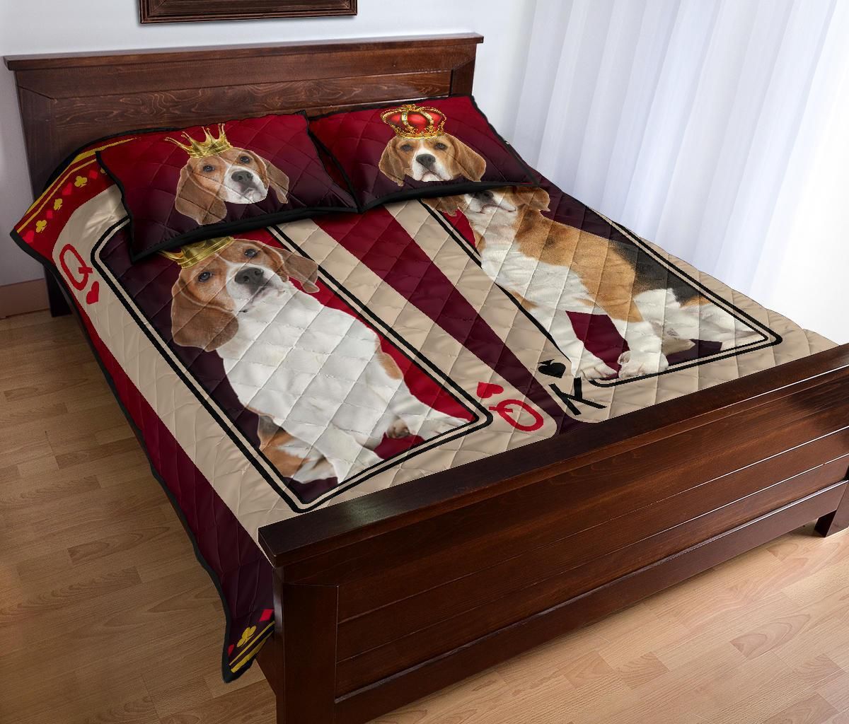 Beagle Quilt Bed Set - Bs059Pa