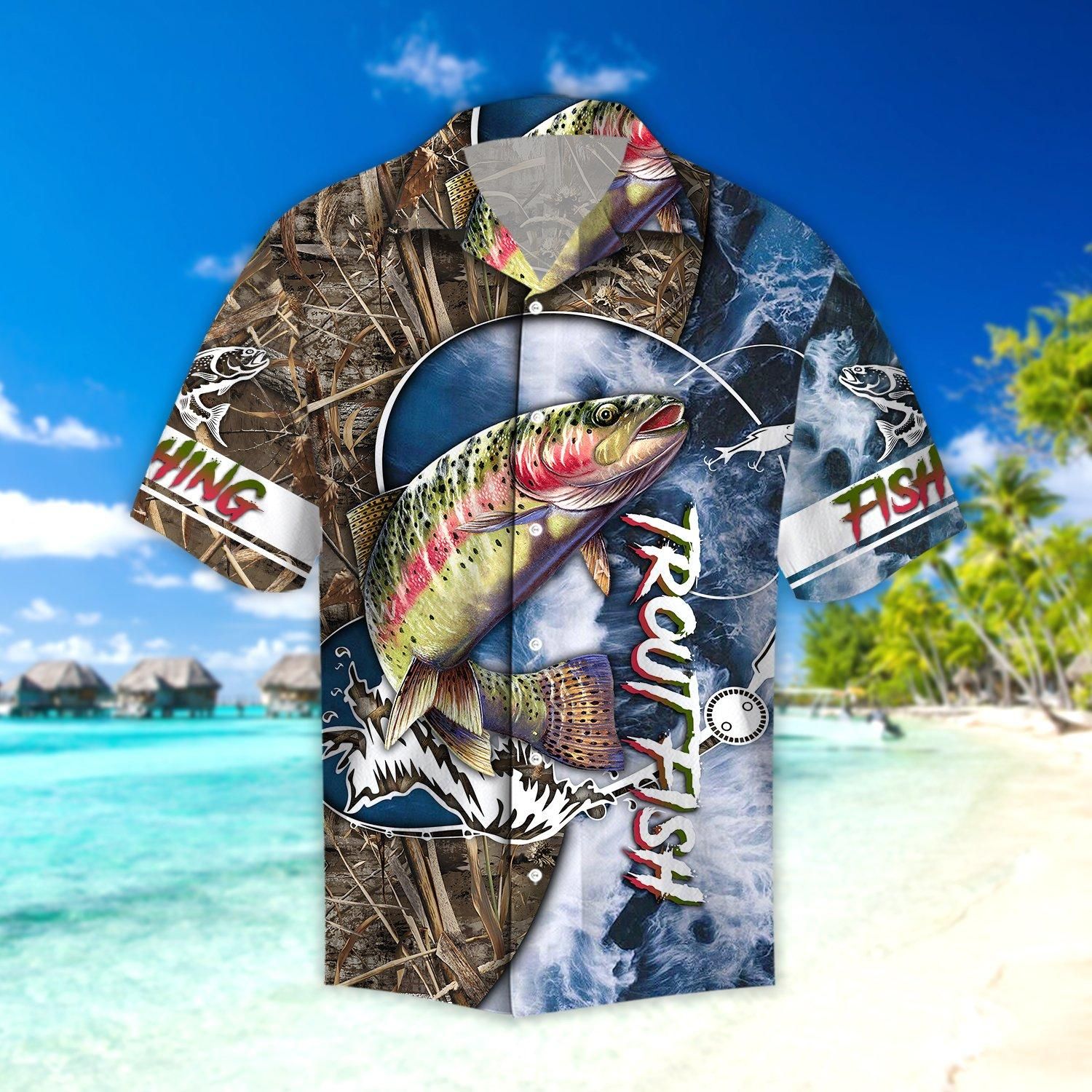 Life Trout Fishing Hawaii Shirt TR2707204S-HC
