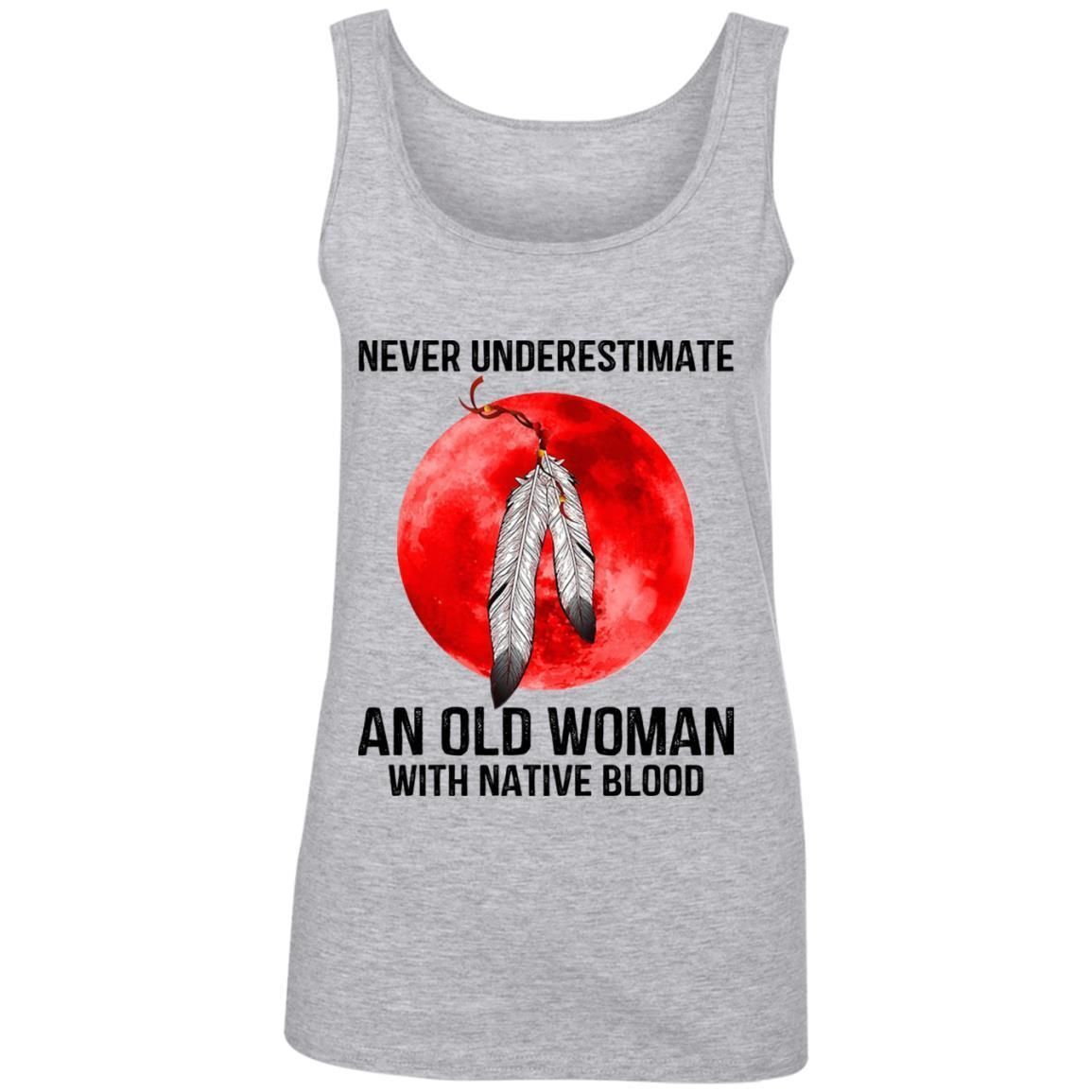 Never underestimate an old woman with native blood shirts