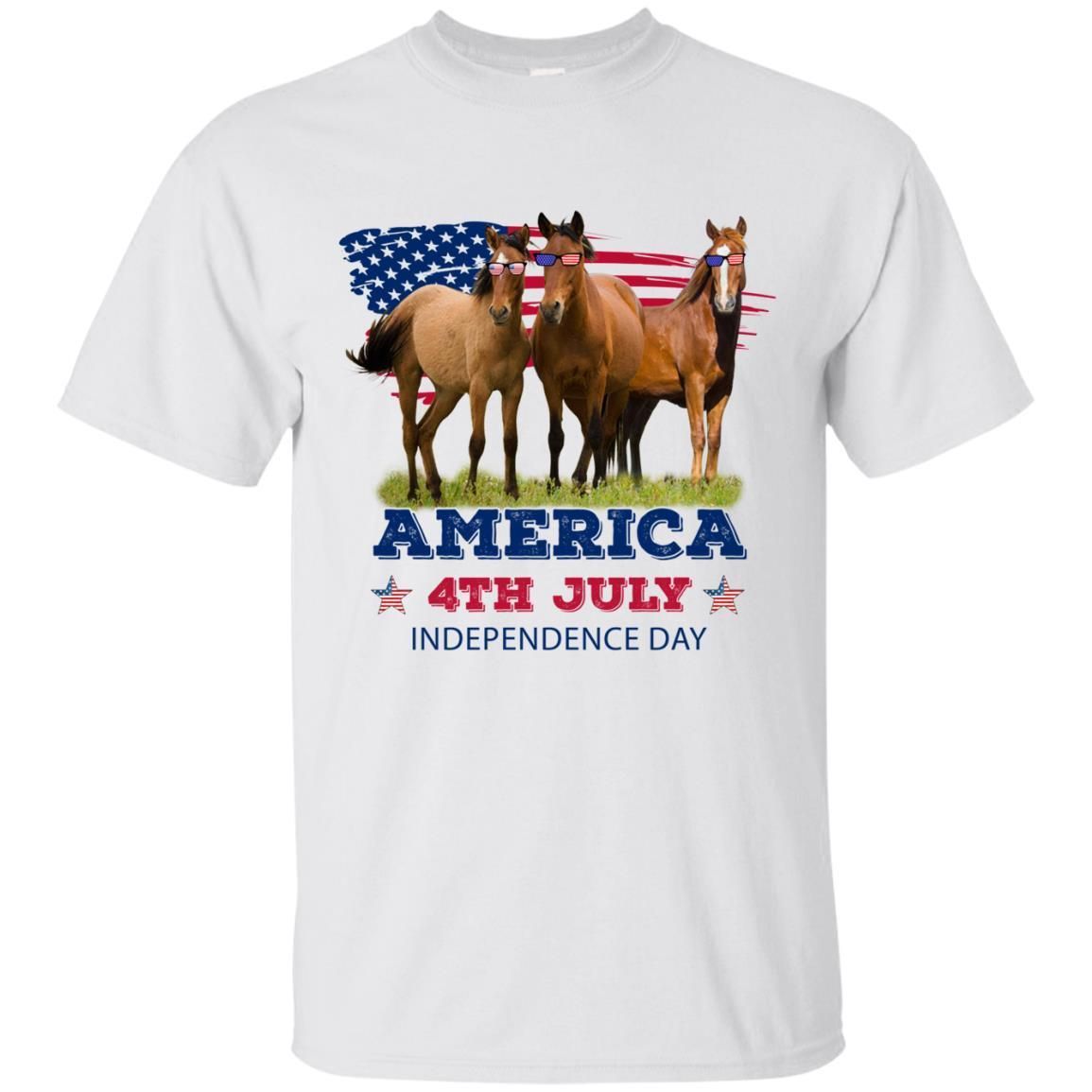 Horses celebrate Independence Day July4th