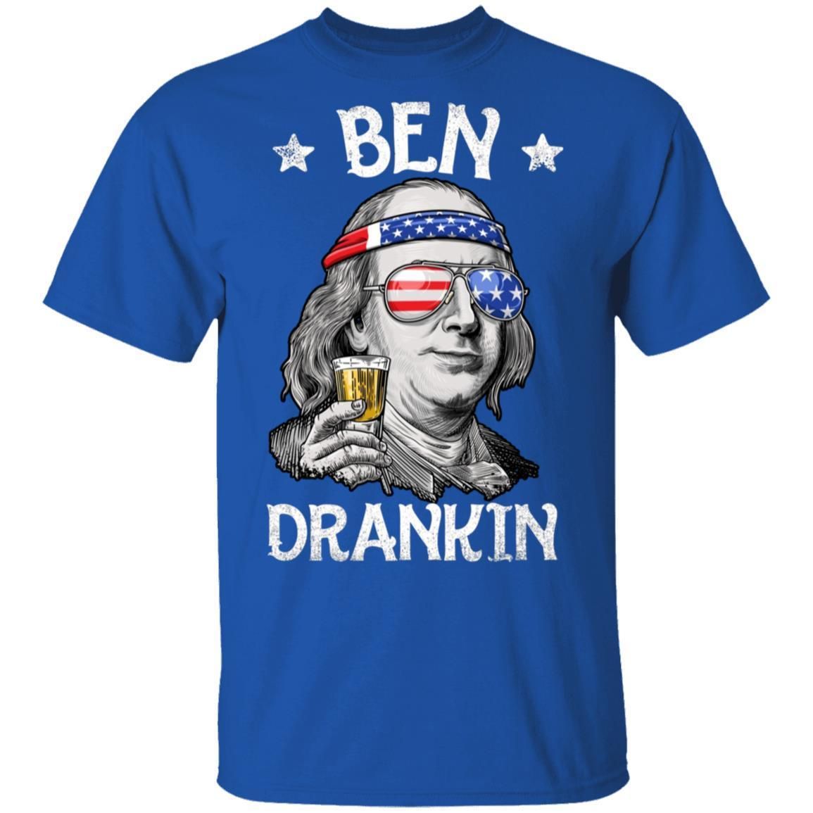 Ben Drankin 4th of July Funny Benjamin Franklin Vintage Classic shirts