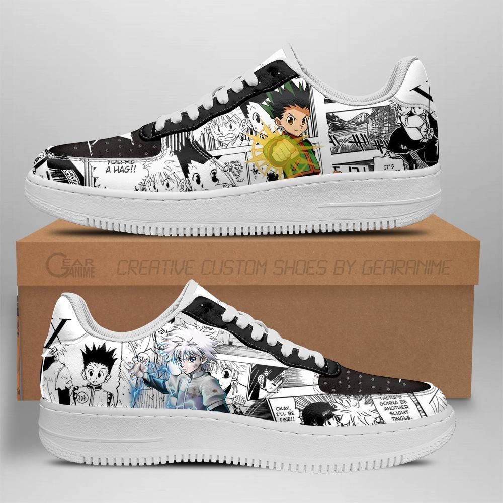 Hunter X Hunter Anime Air Force One Low Top Shoes