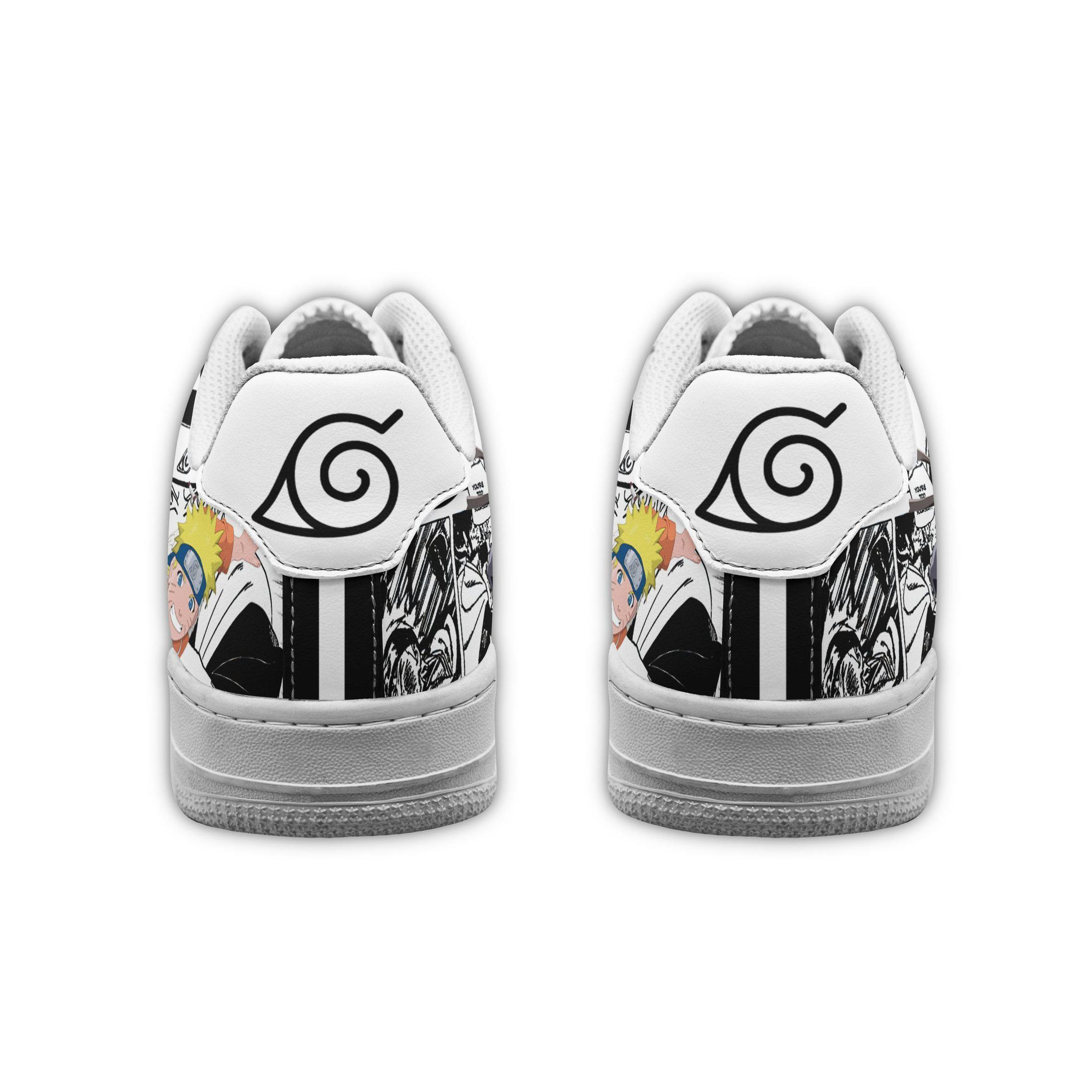 Naruto Anime Mixed Air Force One Low Top Shoes
