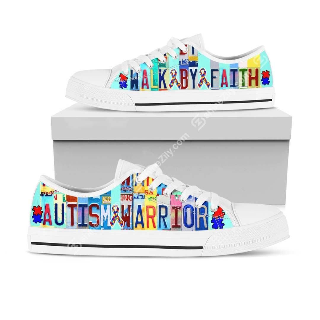 Autism Warrior Low Top Shoes TA031311