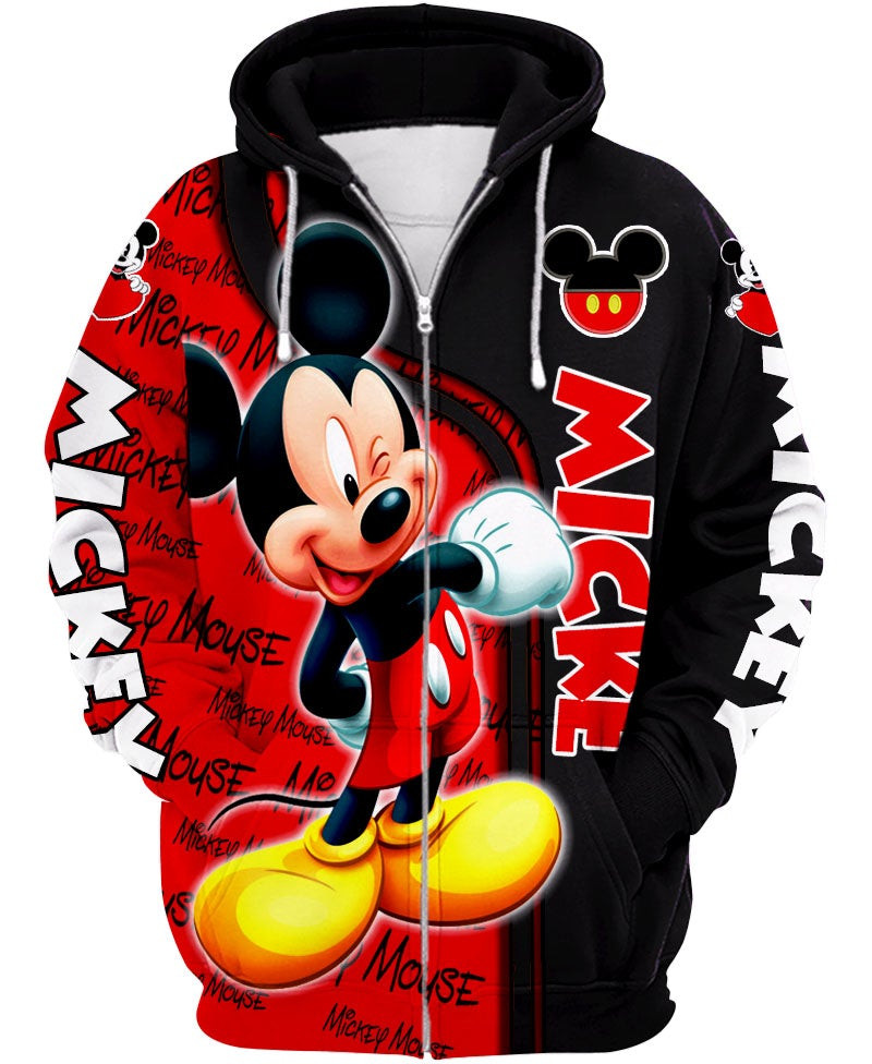 Mickey Mouse Zip-up Hoodie  XT