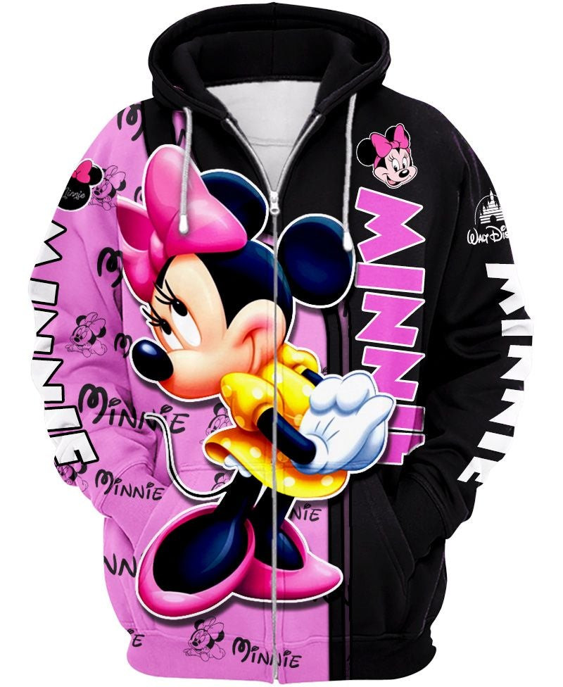 Minnie Mouse Zip-up Hoodie XT