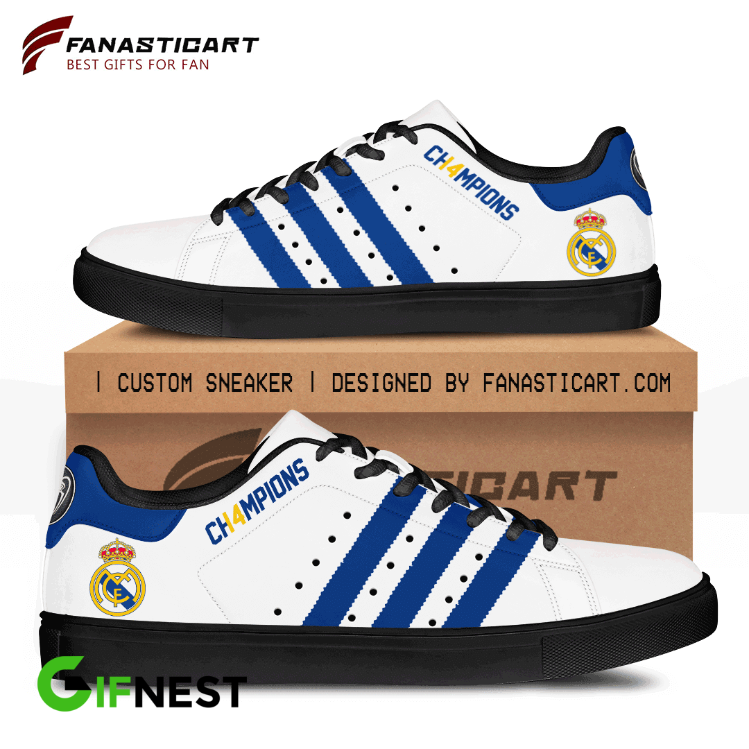 HOT Real Madrid FC Champions Stan Smith Low Top Sneakers2