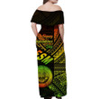 Alohawaii Dress - FSM Off Shoulder Long Dress Happy Independence Day Original Vibes - Reggae