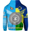 (Custom Personalised) Vanuatu Malampa Province And Fiji Hoodie Together