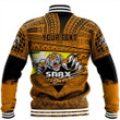 Alohawaii Jacket - Lae Snax Tigers Baseball Jacket Flag Tapa Pattern Stronic Style