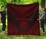 Alohawaii Home Set - Premium Quilt Tuvalu - Polynesian Chief Red Version | Alohawaii.co