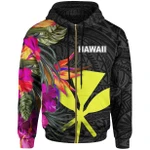 Alohawaii Clothing, Zip Hoodie Hawaii Hibiscus Polynesian Pattern | Alohawaii.co