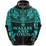 Alohawaii Clothing, Zip Hoodie Wallis & Futuna (Blue) Polynesian | Alohawaii.co